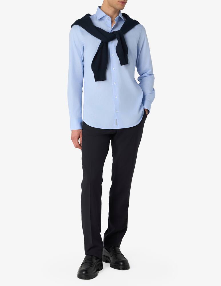 rinascente Michael Kors Camicia slim fit microcheck easy care