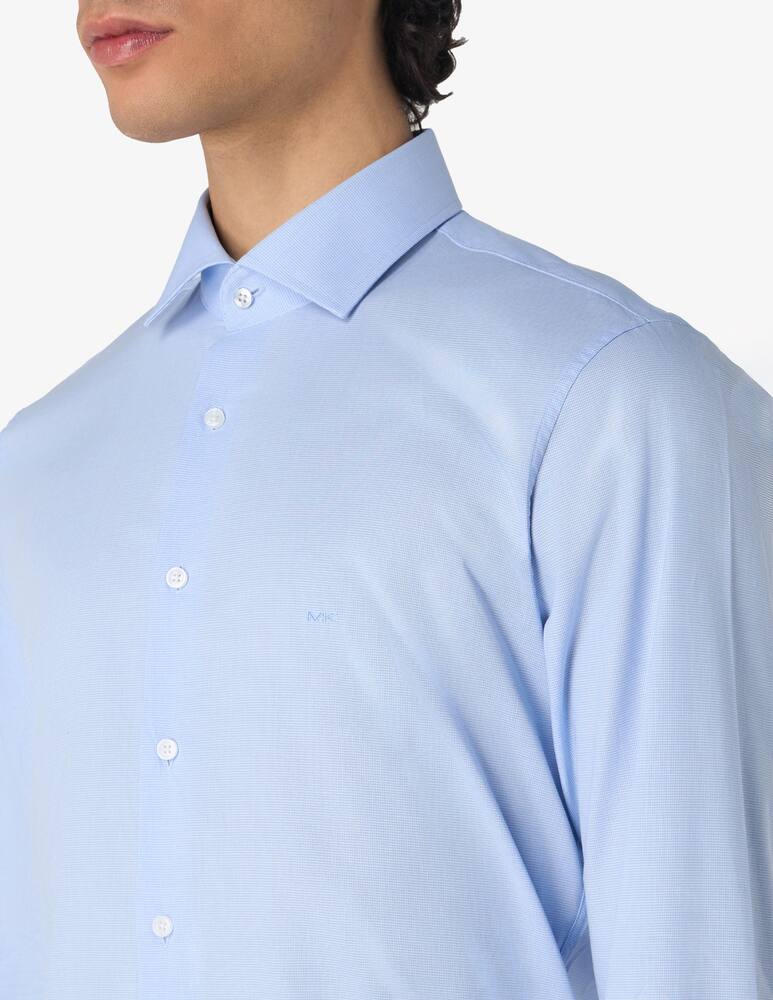 rinascente Michael Kors Camicia slim fit microcheck easy care