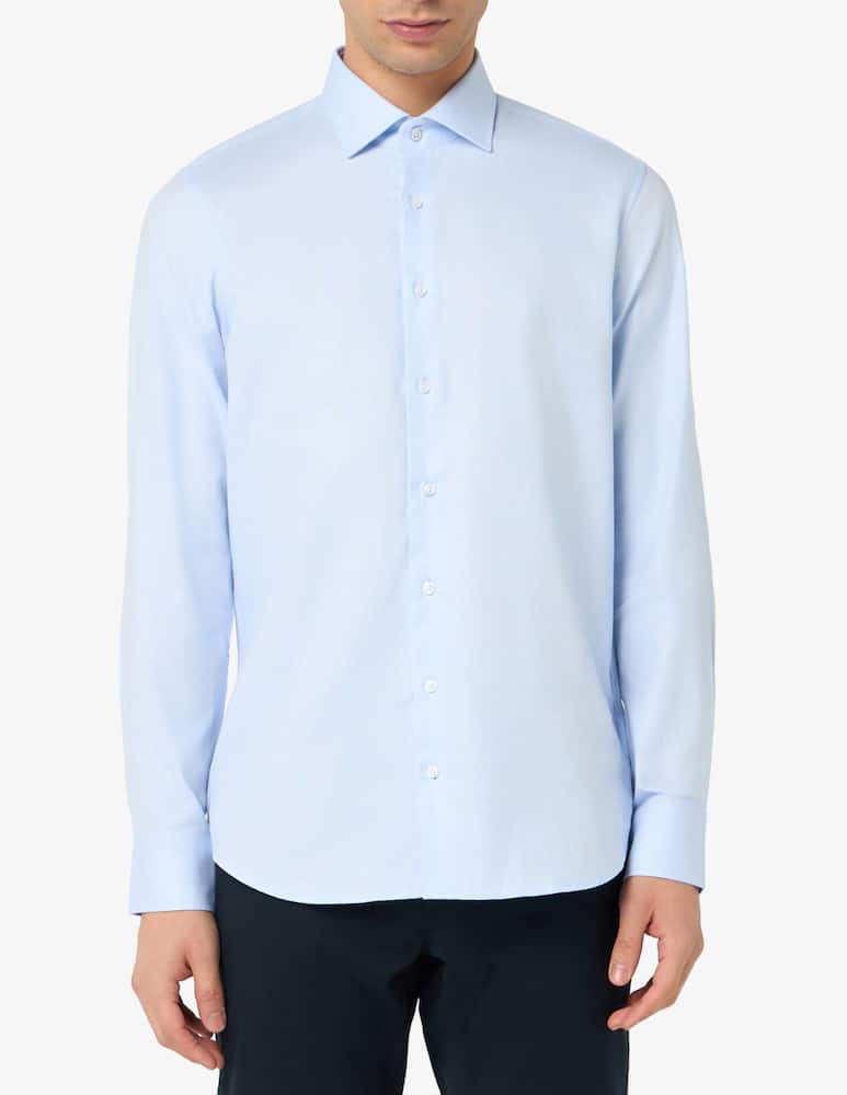 rinascente Michael Kors Camicia giro inglese slim fit easy care