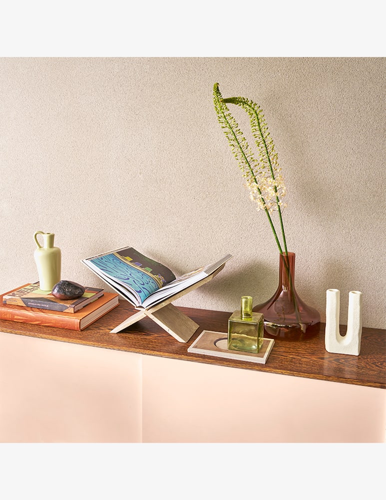 Urban Nature Culture Candle Holder Cubico Pale Green - picture 2 Urban Nature Culture Candle Holder Cubico Pale Green - picture 2