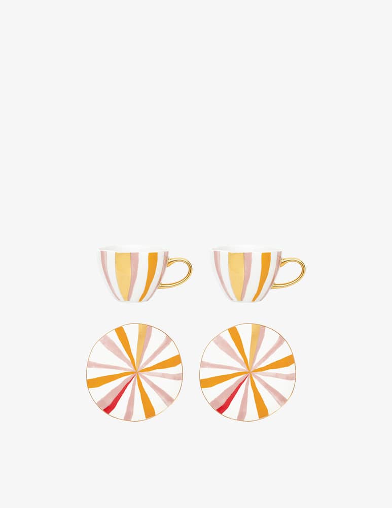 Urban Nature Culture Good Morning Tazza E Piattino Joyful C Set 4 Pz - immagine 1 Urban Nature Culture Good Morning Tazza E Piattino Joyful C Set 4 Pz - immagine 1