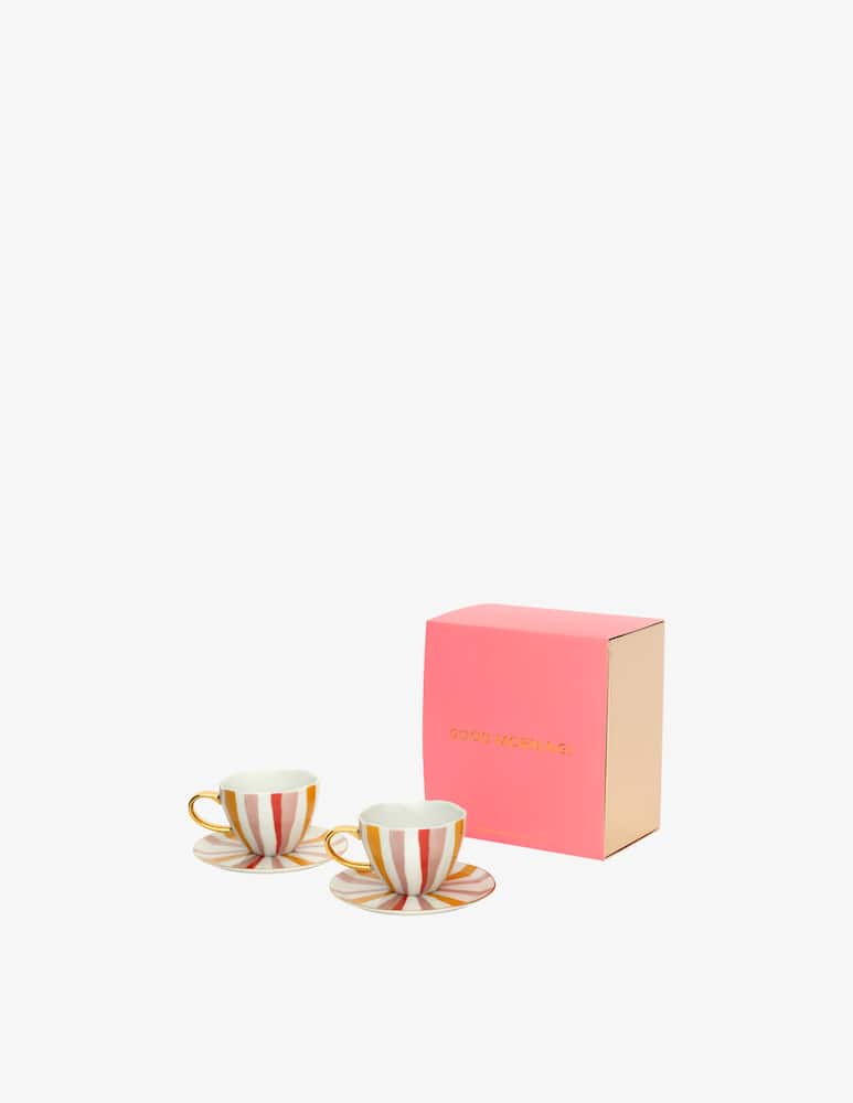 Urban Nature Culture Good Morning Tazza E Piattino Joyful C Set 4 Pz - immagine 2 Urban Nature Culture Good Morning Tazza E Piattino Joyful C Set 4 Pz - immagine 2