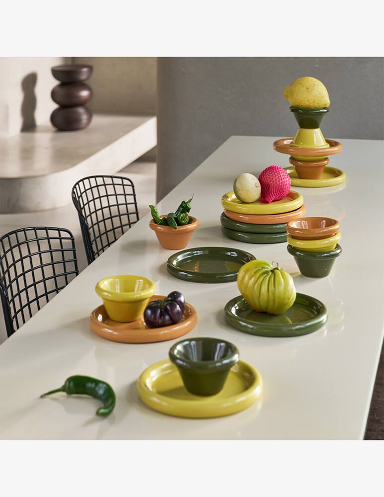 rinascente Urban Nature Culture Plate Curvada, Warm Olive