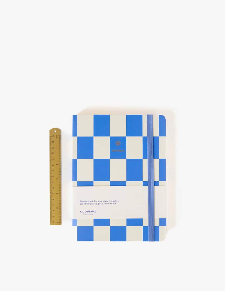 rinascente A-Journal Notebook Checkered