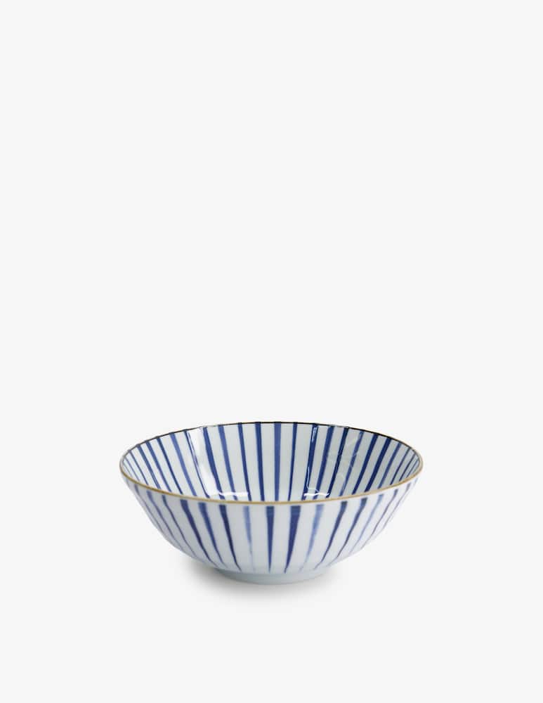 rinascente TOKYO design studio Natsu Tokusa Ciotola Per Ramen 1000Ml Blue/White