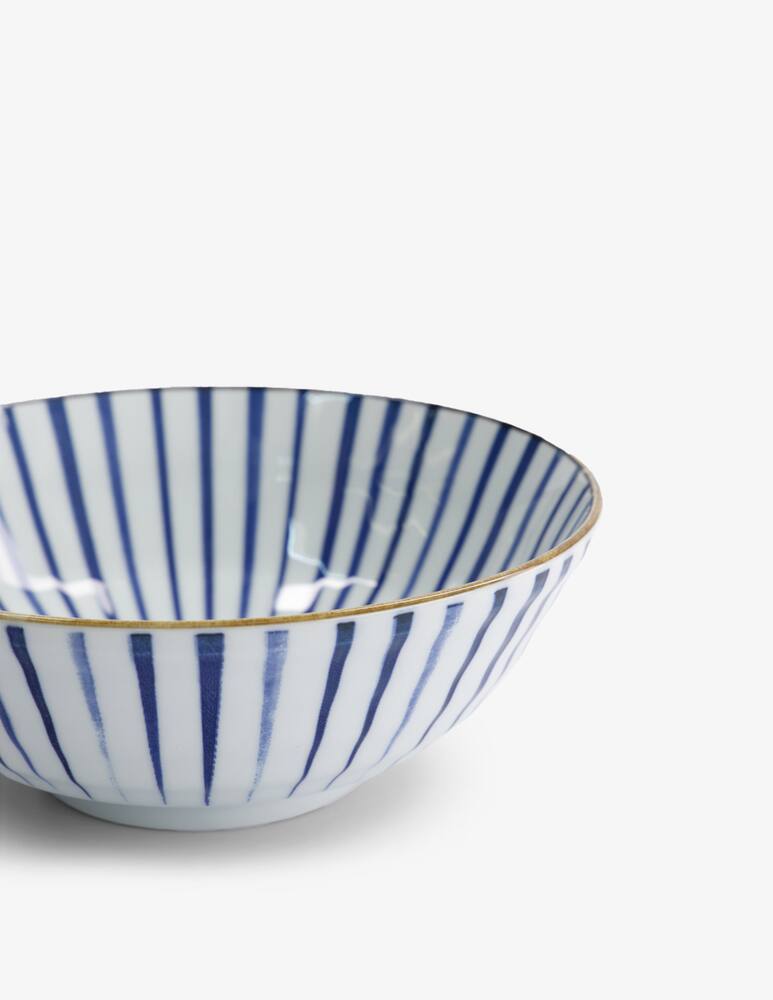 rinascente TOKYO design studio Natsu Tokusa Ciotola Per Ramen 1000Ml Blue/White