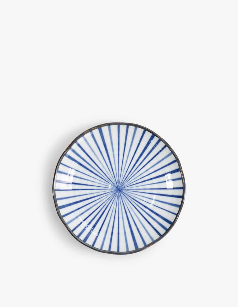 rinascente TOKYO design studio Natsu Tokusa Piatto 16.5X2Cm Blue/White