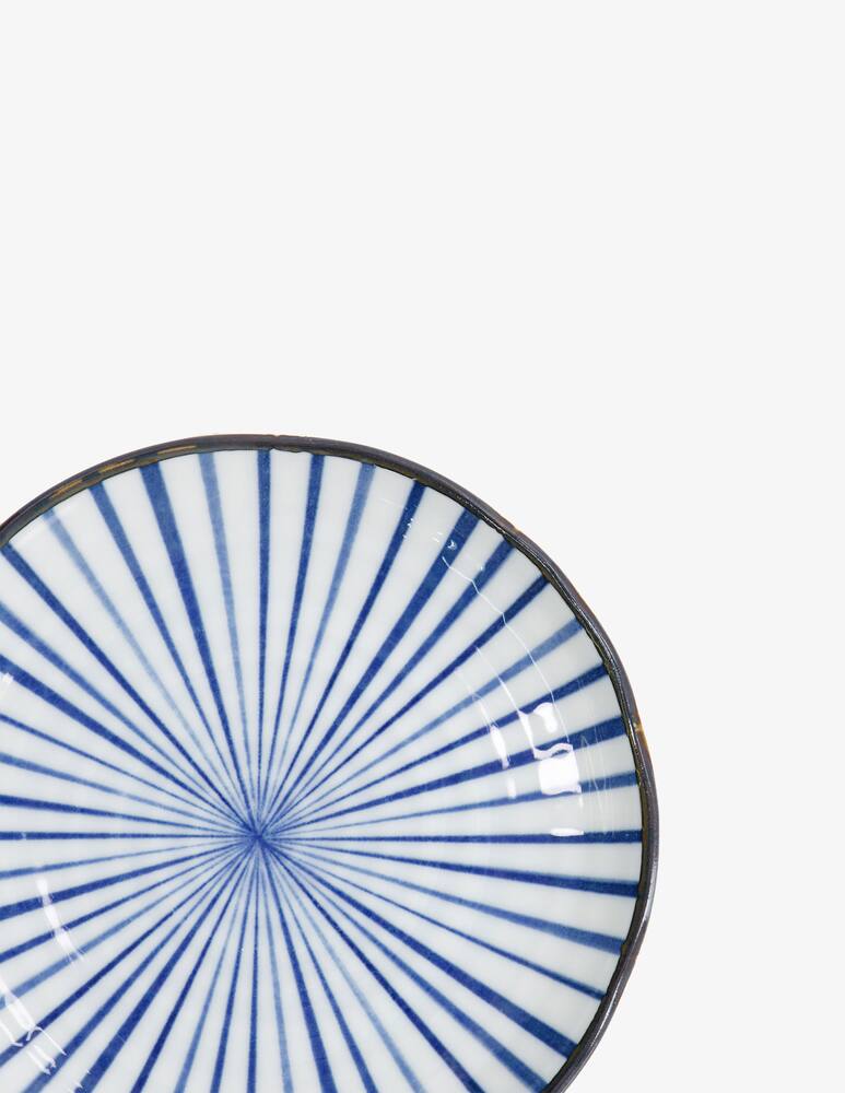 rinascente TOKYO design studio Natsu Tokusa Piatto 16.5X2Cm Blue/White