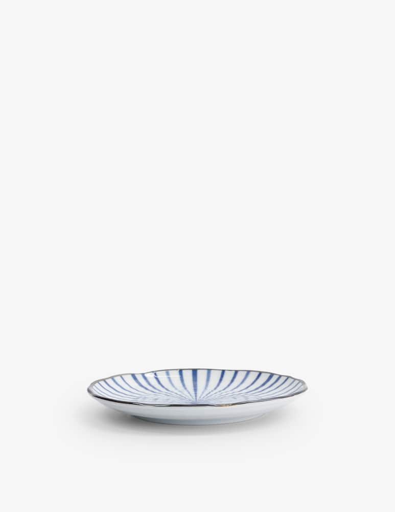 TOKYO design studio Piatto Natsu Tokusa 16.5X2Cm Blue/White - immagine 4 TOKYO design studio Piatto Natsu Tokusa 16.5X2Cm Blue/White - immagine 4
