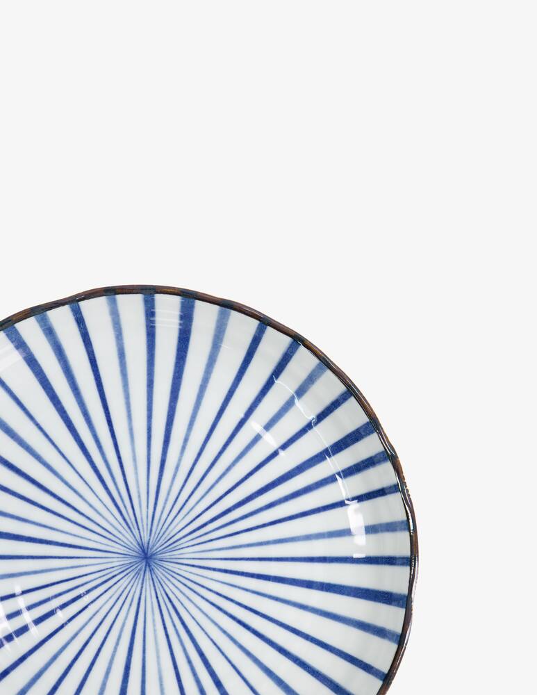TOKYO design studio Plate Natsu Tokusa 24.7X3Cm Blue/White - picture 3 TOKYO design studio Plate Natsu Tokusa 24.7X3Cm Blue/White - picture 3