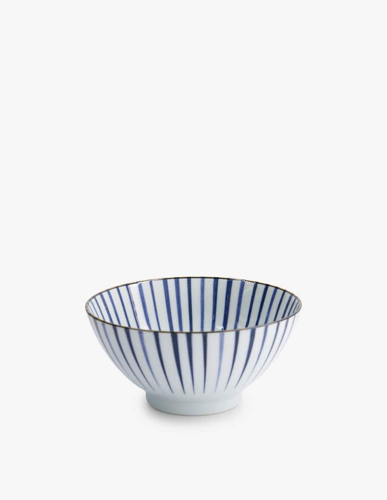 rinascente TOKYO design studio Natsu Tokusa Mixed Ciotola 17.8X9.5Cm Blue/White