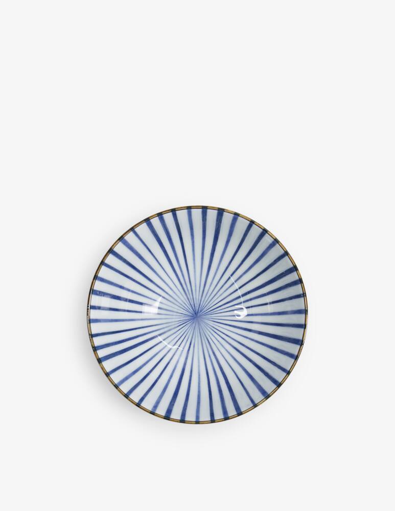 rinascente TOKYO design studio Natsu Tokusa Mixed Ciotola 17.8X9.5Cm Blue/White