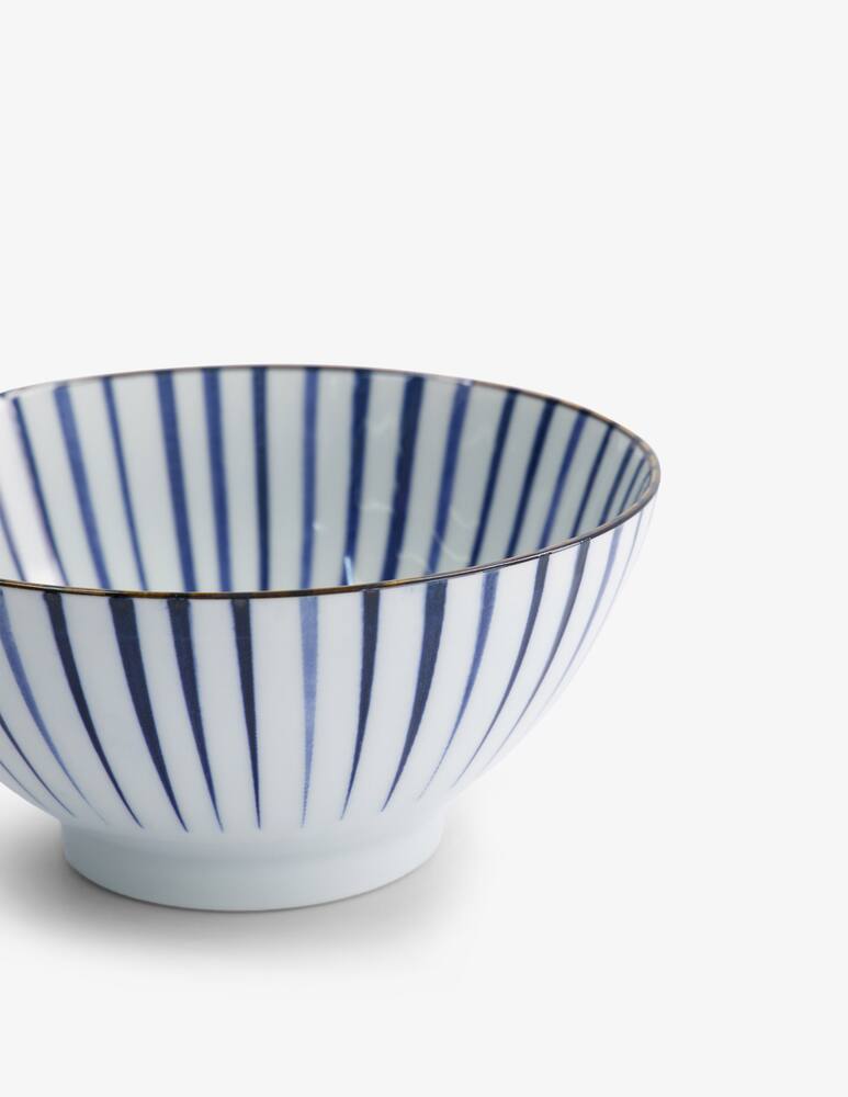 rinascente TOKYO design studio Natsu Tokusa Mixed Ciotola 17.8X9.5Cm Blue/White