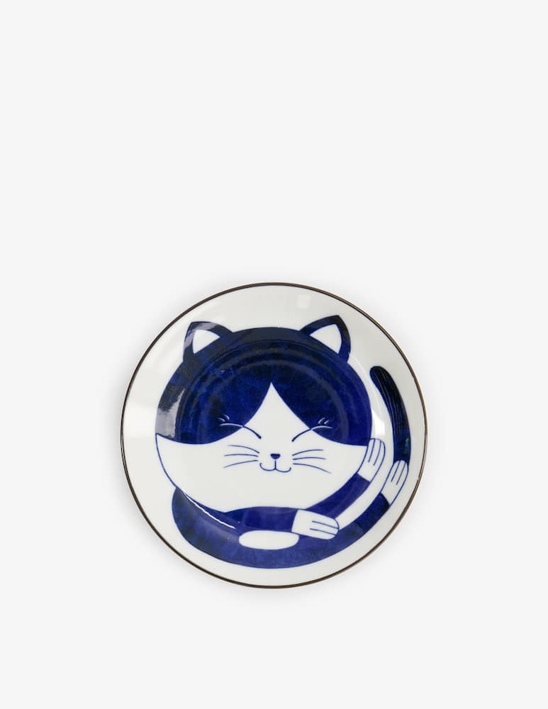 TOKYO design studio Plate Kawaii Cat Neko Piano - picture 1