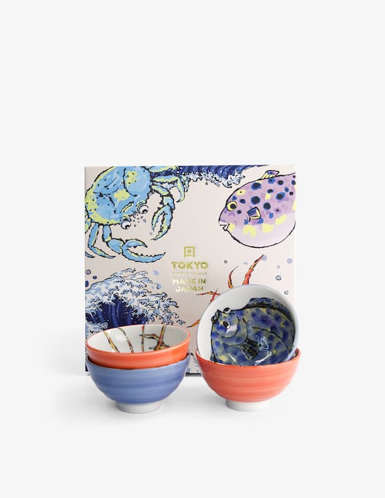 TOKYO design studio - Seafood Ciotola Gift Set 4pz 300 ml - €58,50