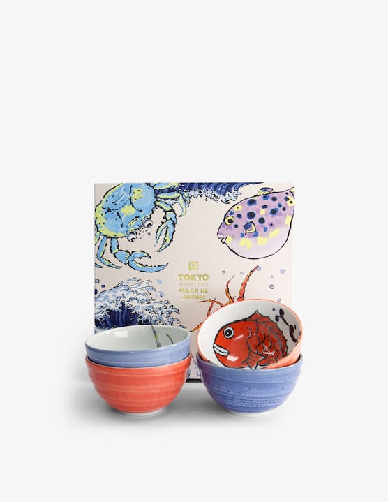 TOKYO design studio - Seafood Ciotola Gift Set 4pz Lobster & Snapper 500 ml - €63,00