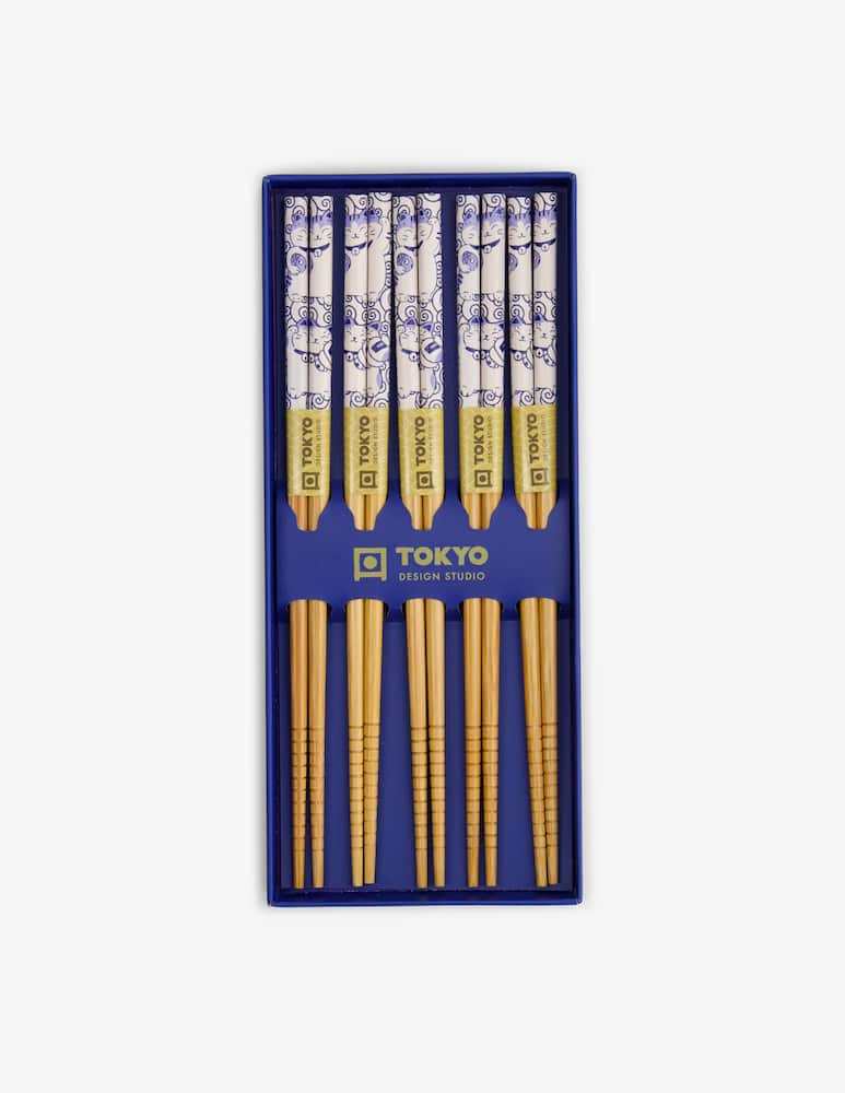 rinascente TOKYO design studio Cat Neko Gift Set Con Bacchette/5