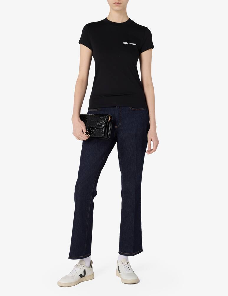 Karl Lagerfeld Jeans T-shirt slim in cotone - immagine 2 Karl Lagerfeld Jeans T-shirt slim in cotone - immagine 2