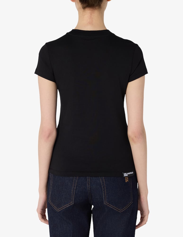 Karl Lagerfeld Jeans T-shirt slim in cotone - immagine 3 Karl Lagerfeld Jeans T-shirt slim in cotone - immagine 3