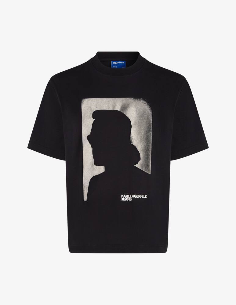 rinascente Karl Lagerfeld T-shirt in cotone con stampa