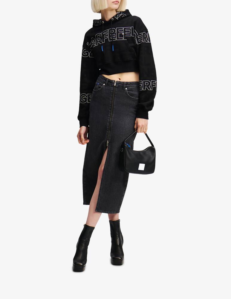 rinascente Karl Lagerfeld Denim midi skirt