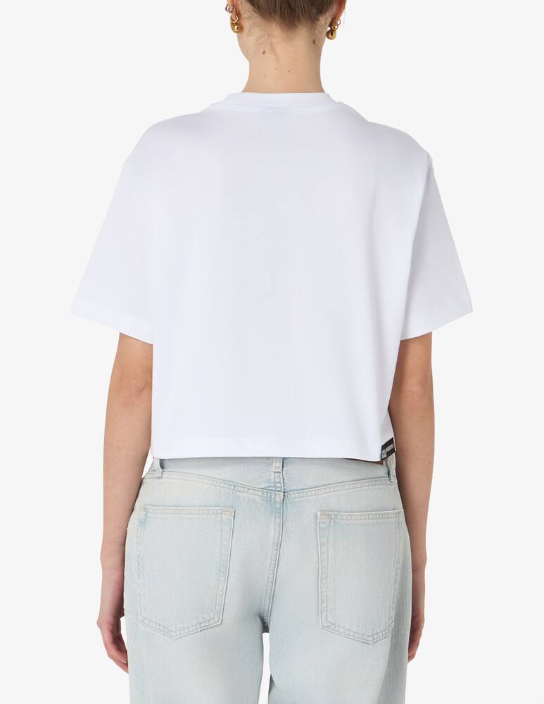 rinascente Karl Lagerfeld T-shirt boxy con logo in cotone