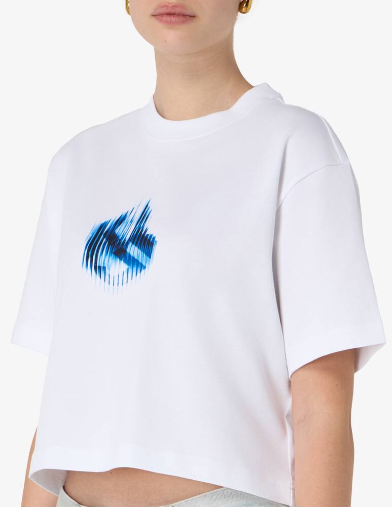 rinascente Karl Lagerfeld T-shirt boxy con logo in cotone