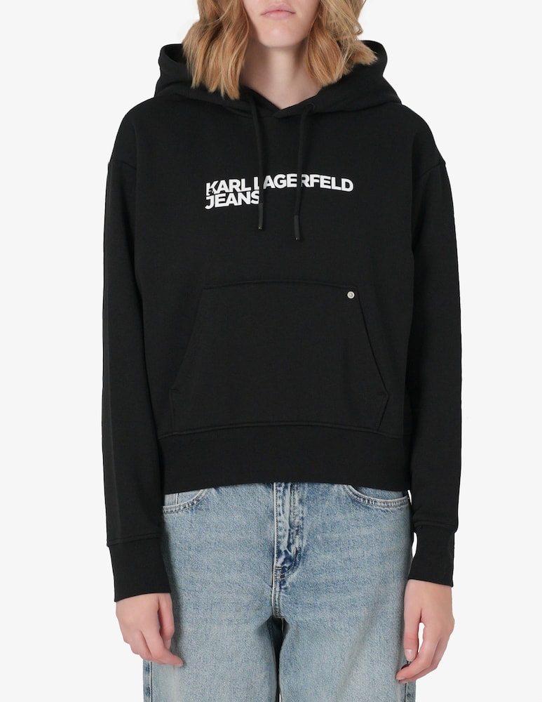 rinascente Karl Lagerfeld Felpa con cappuccio logo