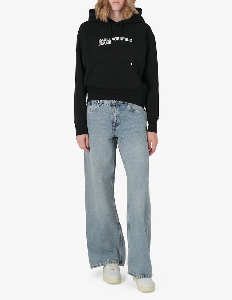 rinascente Karl Lagerfeld Felpa con cappuccio logo