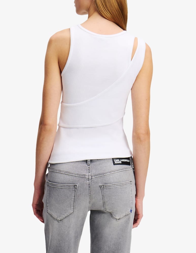 rinascente Karl Lagerfeld Ribbed tank top