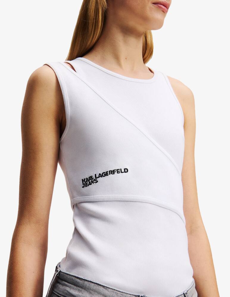 rinascente Karl Lagerfeld Ribbed tank top