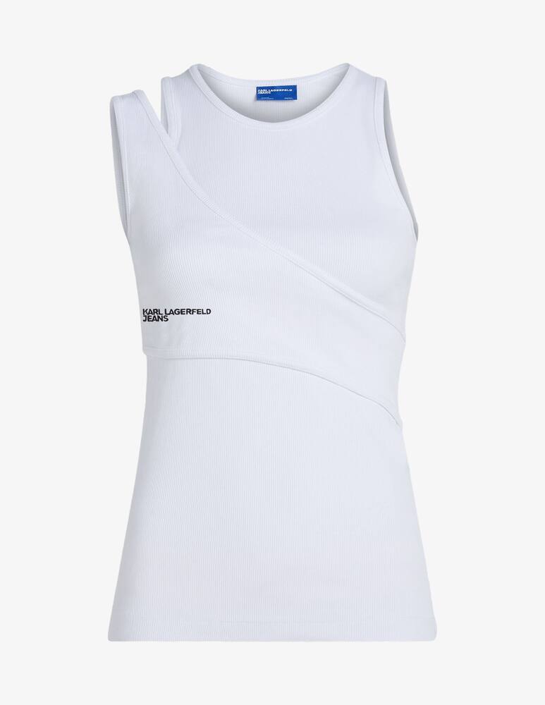 rinascente Karl Lagerfeld Ribbed tank top