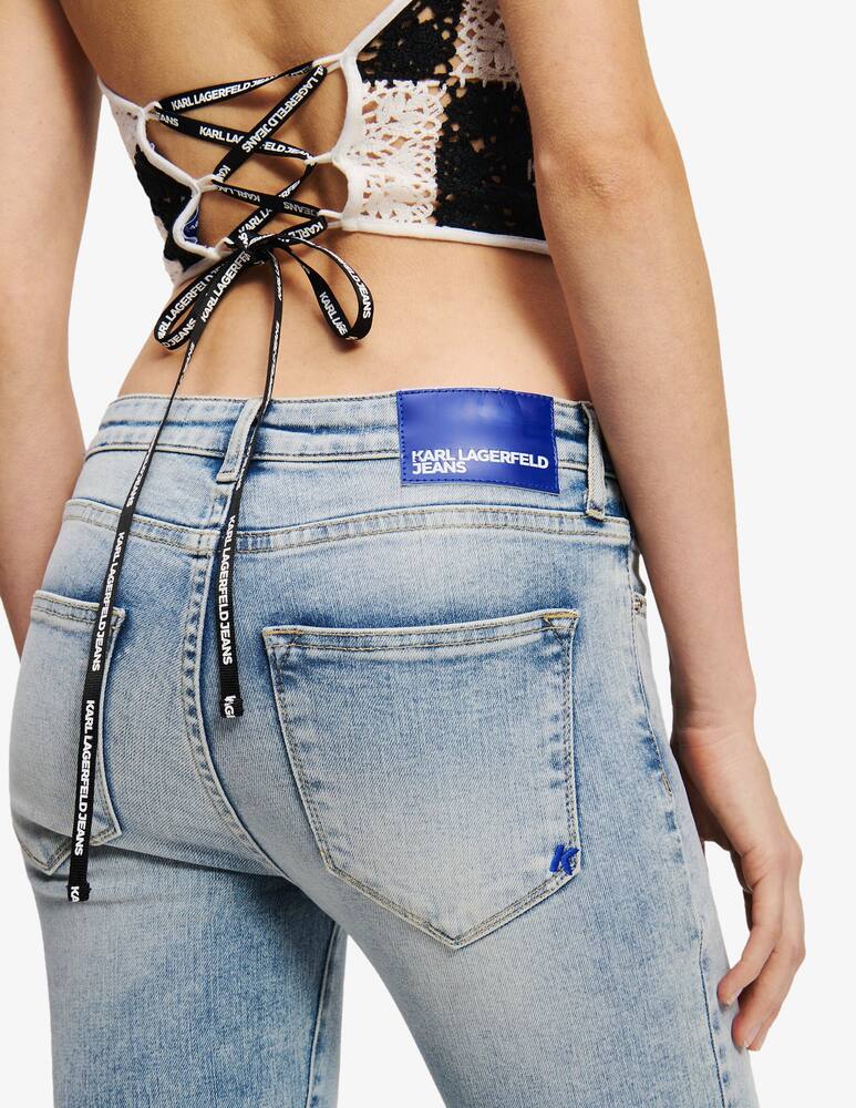 rinascente Karl Lagerfeld Skinny jeans with slit