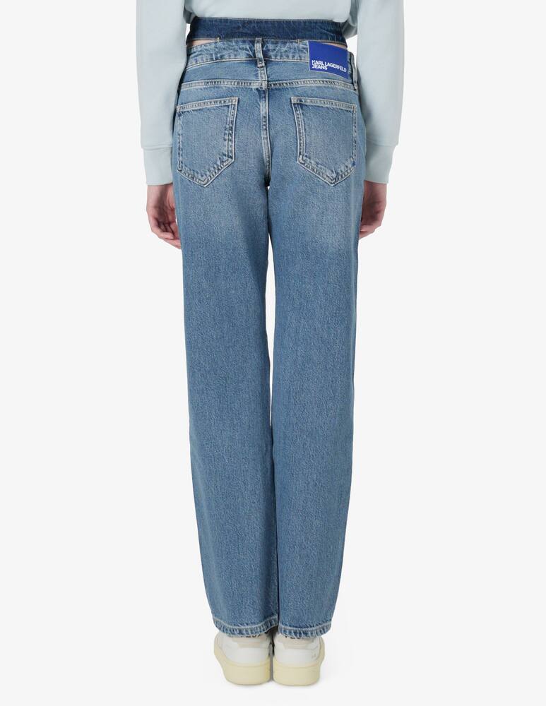 rinascente Karl Lagerfeld Jeans straight a vita alta