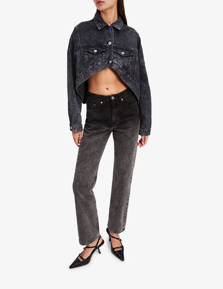 rinascente Karl Lagerfeld Straight ombre denim trousers