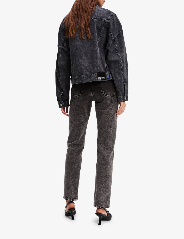 rinascente Karl Lagerfeld Straight ombre denim trousers