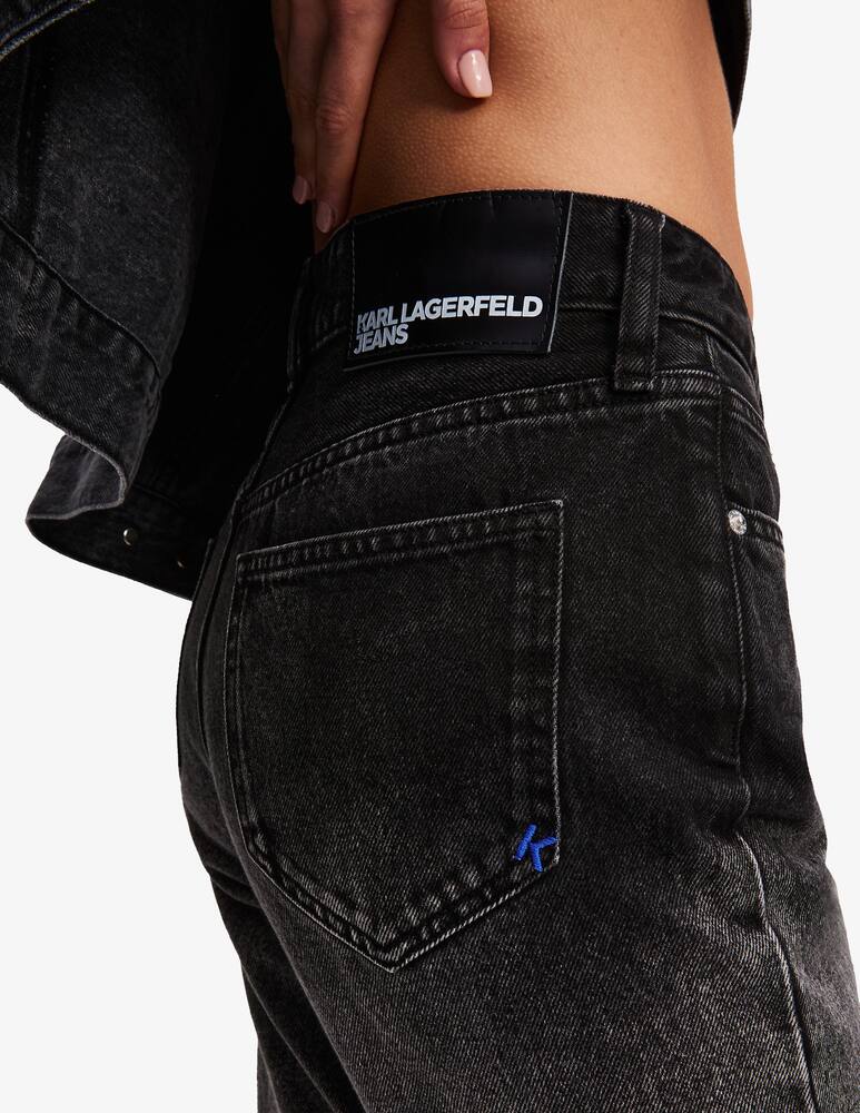 rinascente Karl Lagerfeld Straight ombre denim trousers