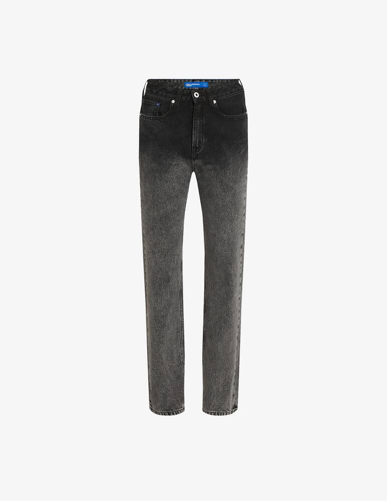 rinascente Karl Lagerfeld Straight ombre denim trousers