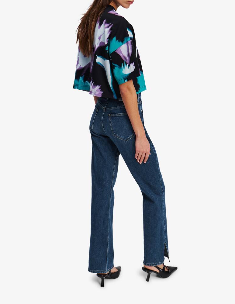 rinascente Karl Lagerfeld Jeans a gamba dritta con spacchi