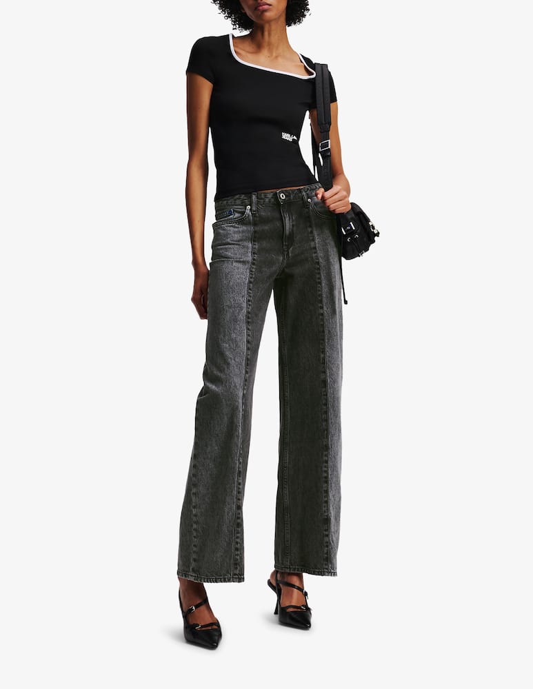 rinascente Karl Lagerfeld Relaxed denim trousers