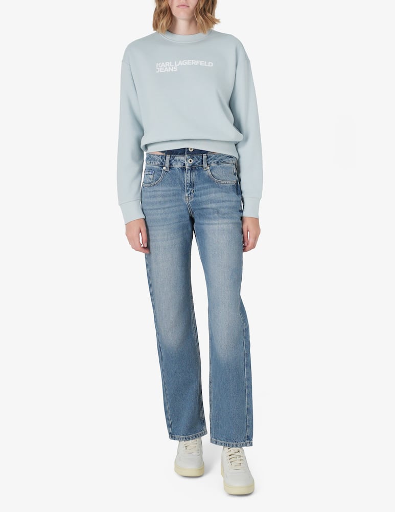 Karl Lagerfeld Jeans Felpa con logo Essential - immagine 2 Karl Lagerfeld Jeans Felpa con logo Essential - immagine 2