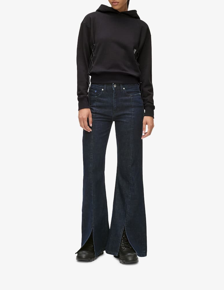 rinascente Karl Lagerfeld Flared denim trousers