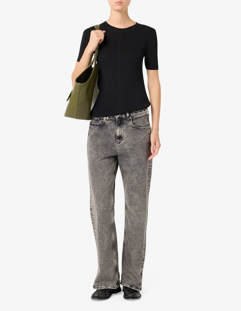 rinascente Karl Lagerfeld Jeans dritti con spacco