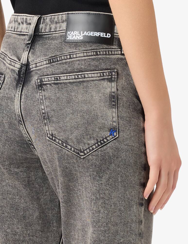 rinascente Karl Lagerfeld Jeans dritti con spacco