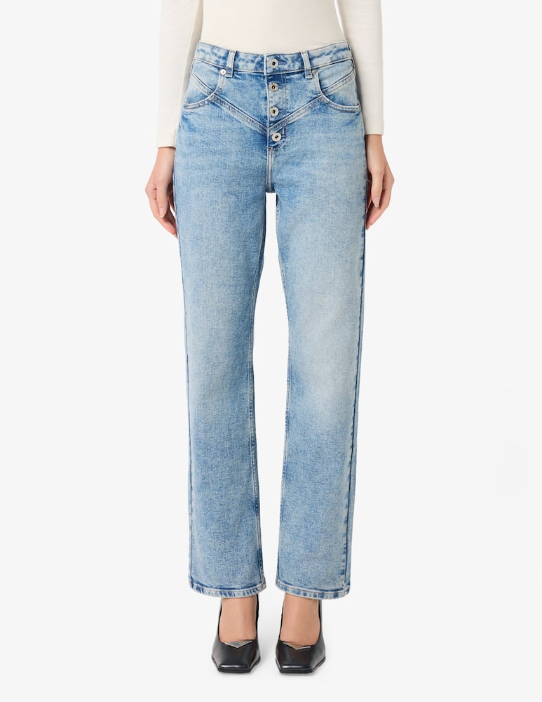 rinascente Karl Lagerfeld Jeans straight a vita alta