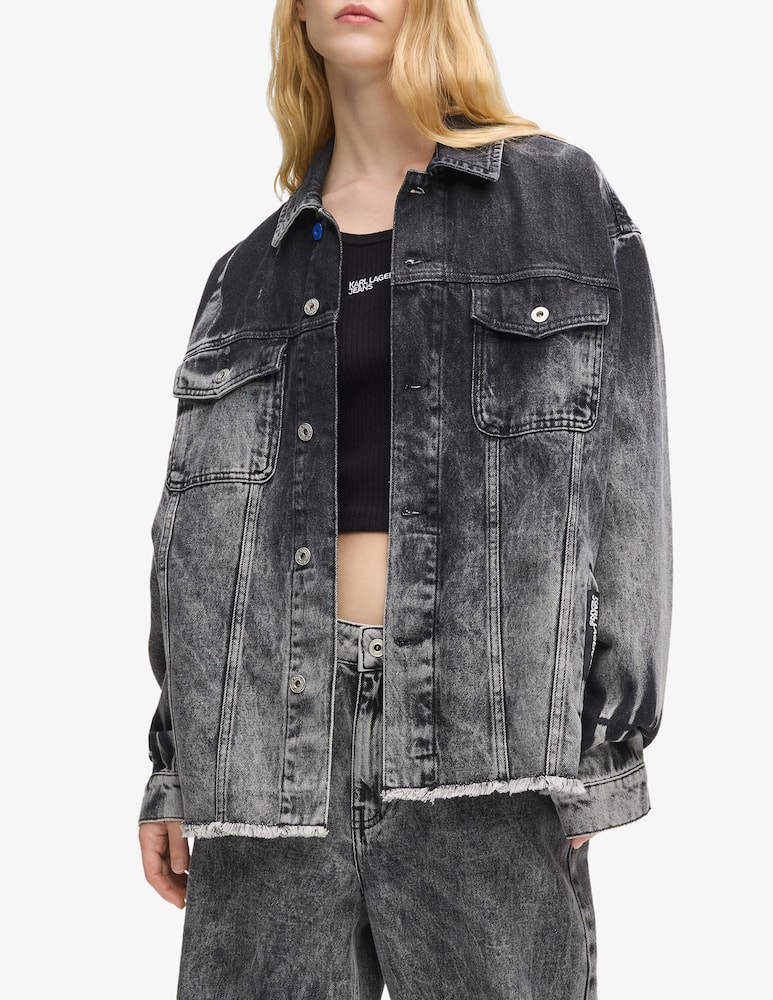 rinascente Karl Lagerfeld Giacca di jeans relaxed