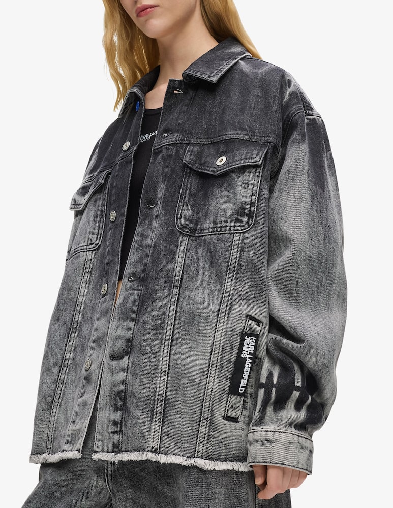 rinascente Karl Lagerfeld Giacca di jeans relaxed