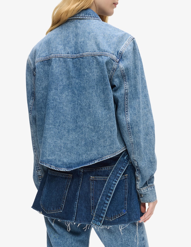 rinascente Karl Lagerfeld Camicia di jeans boxy