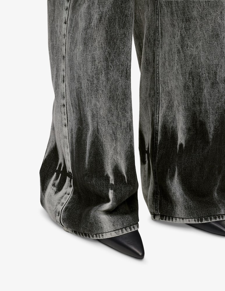 rinascente Karl Lagerfeld Jeans a gamba larga e vita bassa