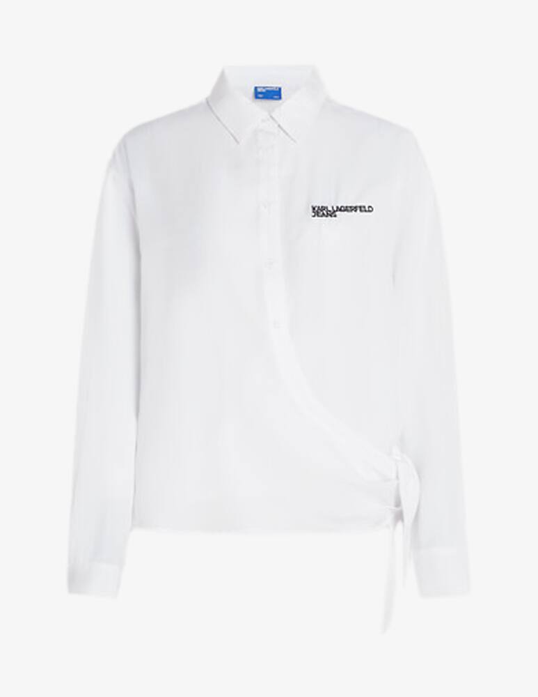 Karl Lagerfeld Jeans Camicia con fiocco laterale - immagine 1 Karl Lagerfeld Jeans Camicia con fiocco laterale - immagine 1